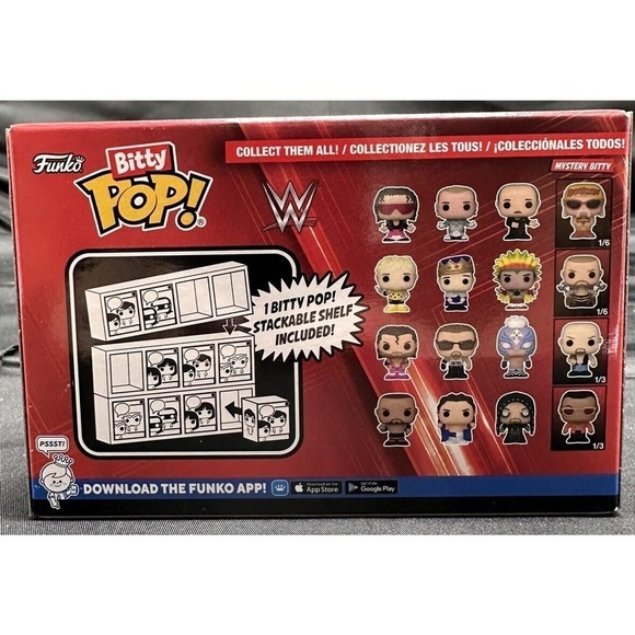 Funko Bitty Pop WWE Razor Ramon Diesel Rey Mysterio + Mystery 4 Pack - Picture 2 of 2